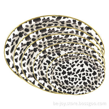High-quality oval plastic tray, made of PP+CACO3, full printingNew